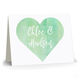 Heart Watercolor Folded Note Cards Image 3 of 7